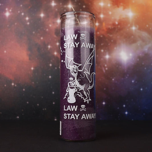 Law Stay Away 7 Day Candle