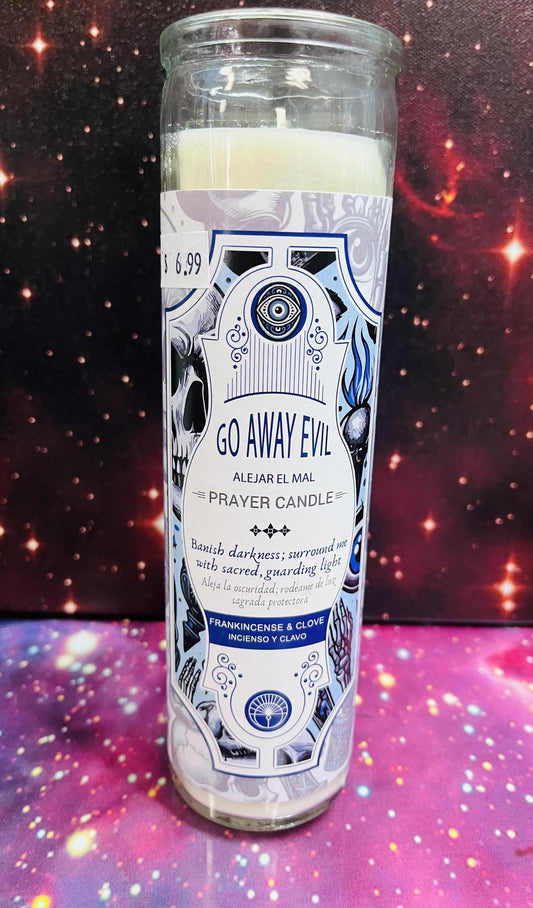 Frankincense & Clove Scented Go Away Evil 7 Day Candle