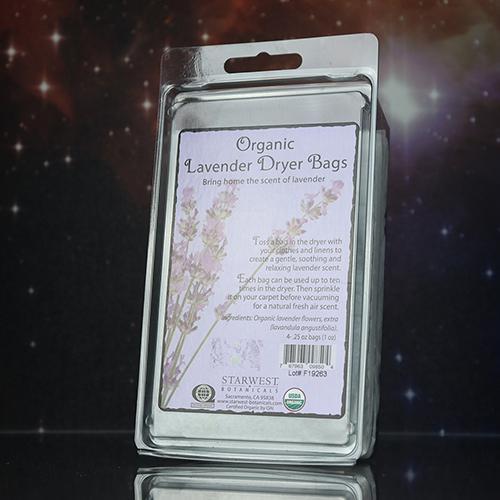 Starwest Botanicals Organic Lavender Dryer Bags (4 Pack)